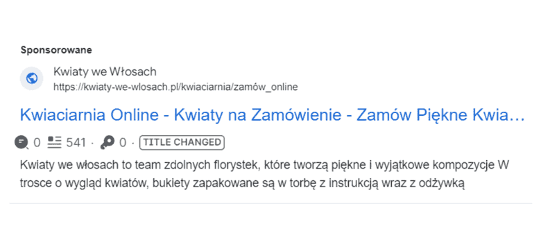 Kampanie dla usług