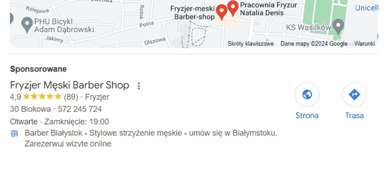 Kampanie dla usług