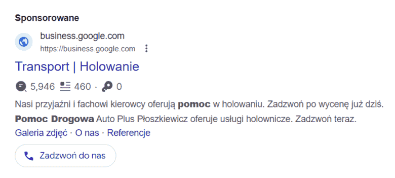 Kampanie dla usług